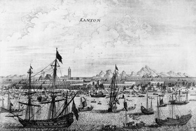 Kanton, China, 1669 von English School